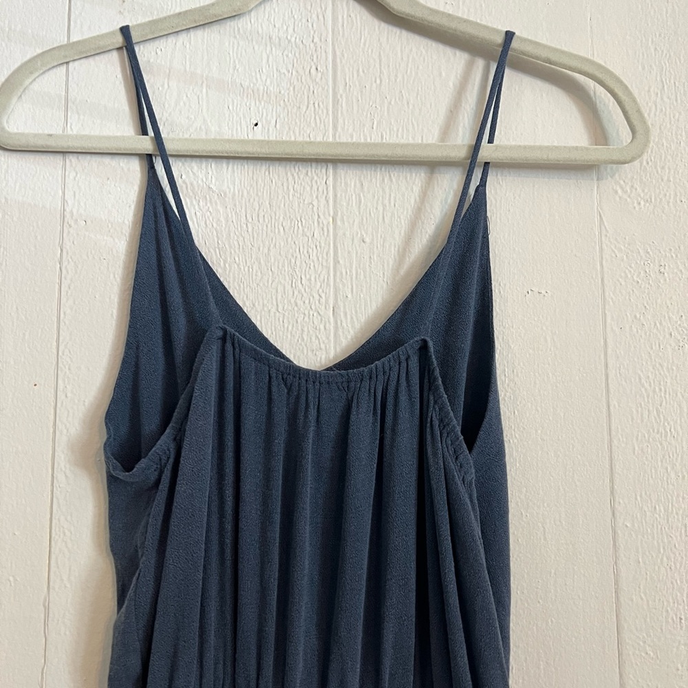 Luca + Grae Mod Ref Jumpsuit In Navy Blue With Po… - image 4